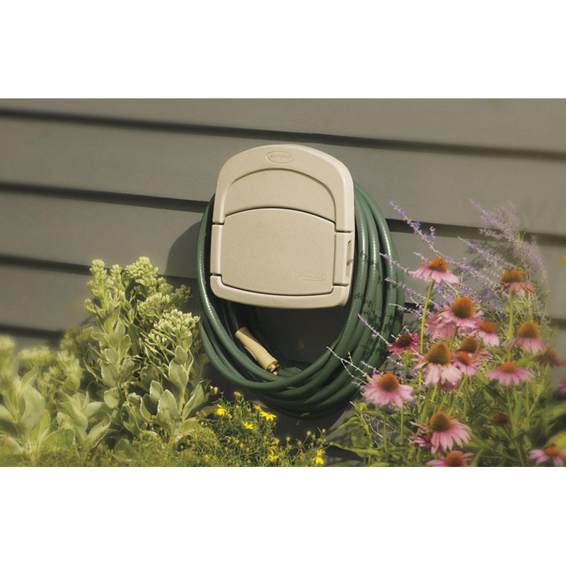 Suncast Plastic Wall Mounted Hose Holder Wayfair
